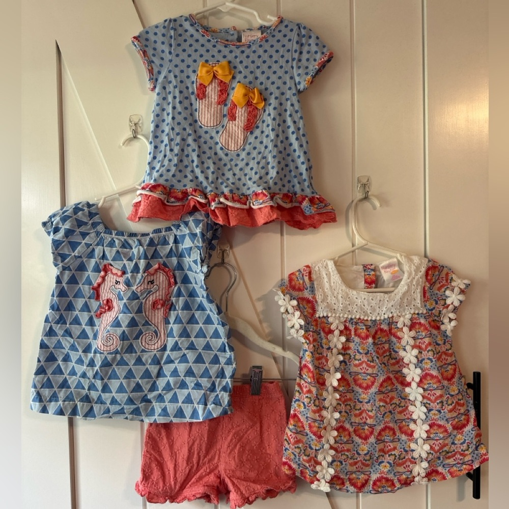 4- Piece Mix & Match Nursery Rhyme Kids Matching Set-